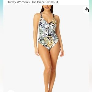 NWT. Hurley Women’s one piece swimsuit.